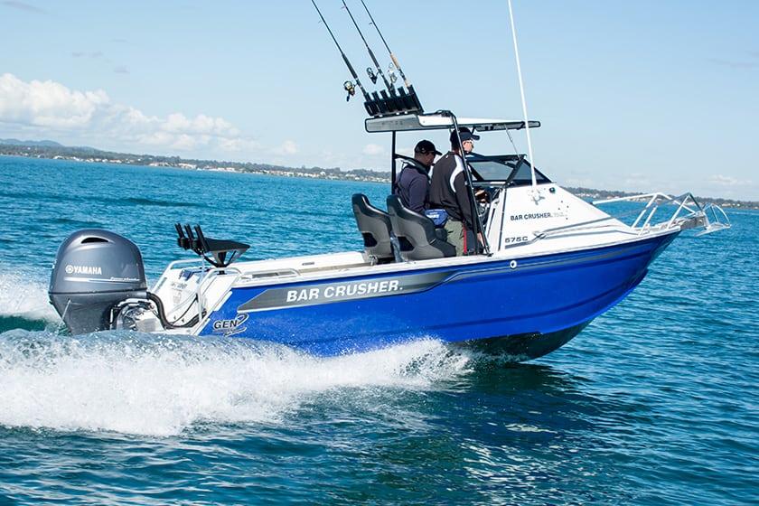Popular boat brands including Quintrex Bar Crusher and Haines Hunter in Perth