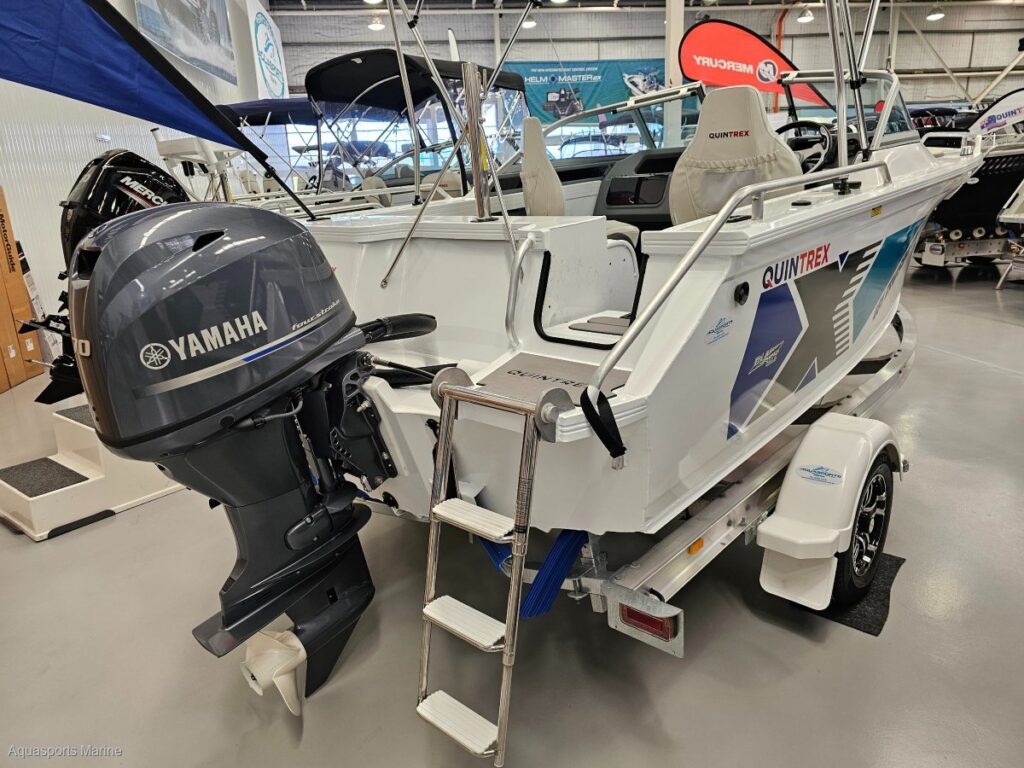 Yamaha four-stroke outboard engine integrated with a boat in Perth